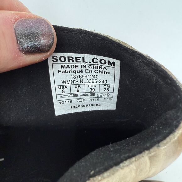 Sorel Joan of Arctic II Ankle Boots Women's 8 Brown Leather Side Zip NL3365-240 - Picture 10 of 10